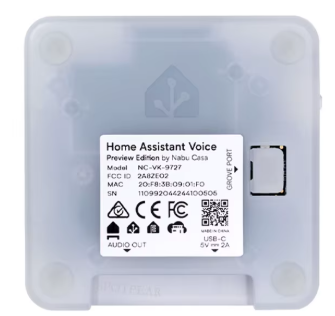 Home Assistant Voice open source 2.4 GHz WiFi Bluetooth Smart home voice assistant