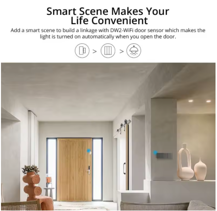 SONOFF M5 SwitchMan WiFi Smart Switch 1/2/3 Gang Wall Switch Work With Alexa Google Alice Siri Smartthings ESP32 Home Assistant